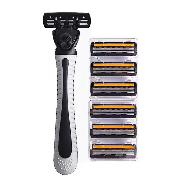 NEW Arrivals Shaver Brand New Design Men Razor Shaving Three Layer Shaver Reusable Razor Imported Blade Multi Tool Head Change Set