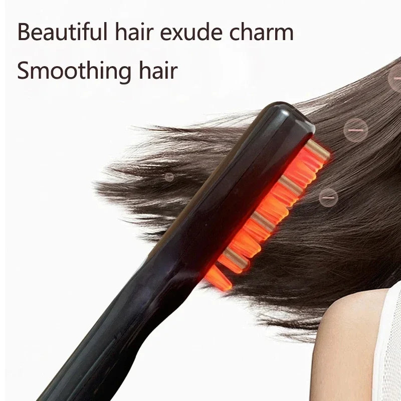 Electric Laser Hair Growth Comb Anti Hair Loss Therapy Comb Infrared EMS LED Red Blue Light Vibration Massage Hair Health Care Accessories Health Care Supplies