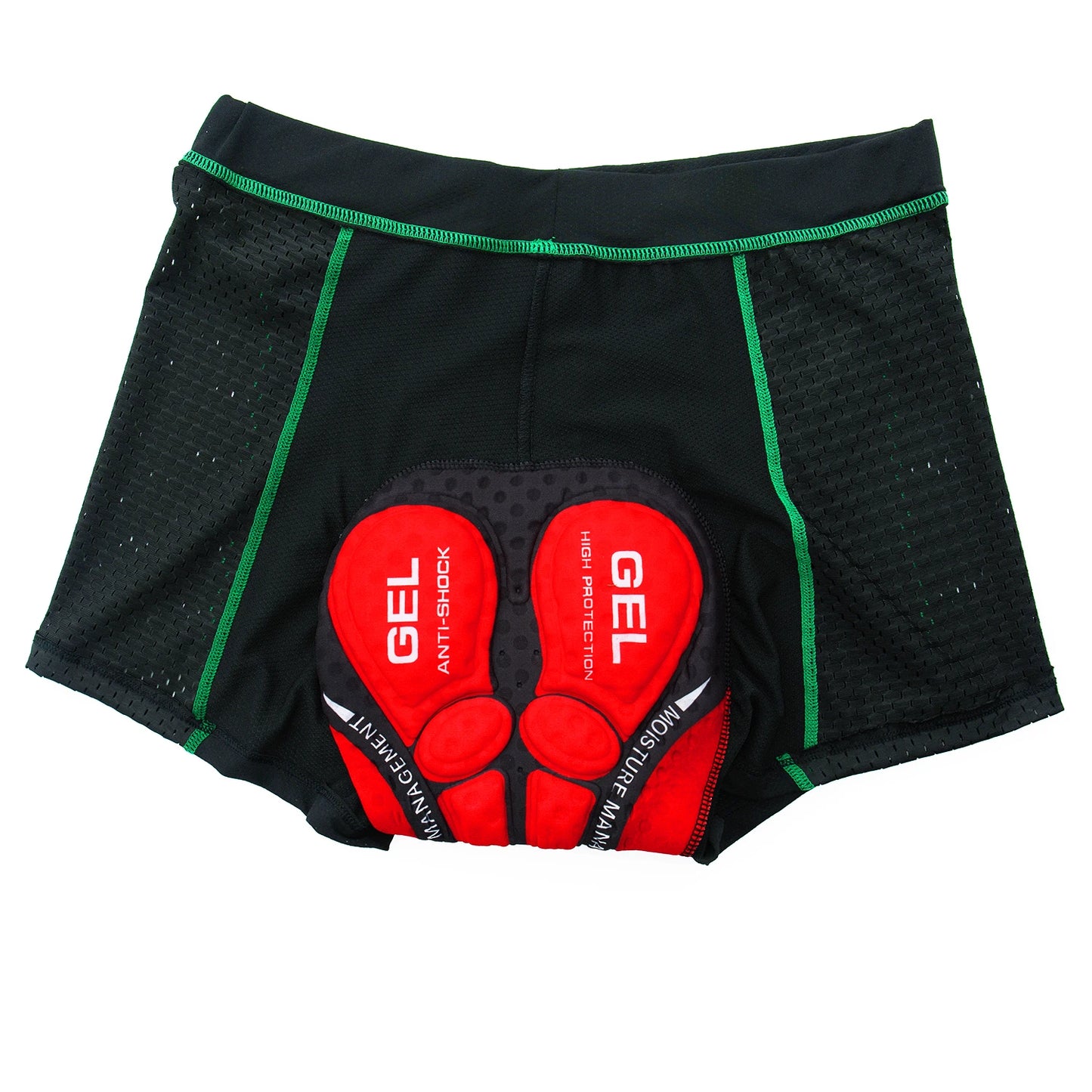 New Arrivals S-3XL 4 Colors Cycling Padded Shorts Men's Cycling Underwear Breathable Mesh Riding Underpants Gel Pad Shockproof Bike Shorts Bicycle Underwear