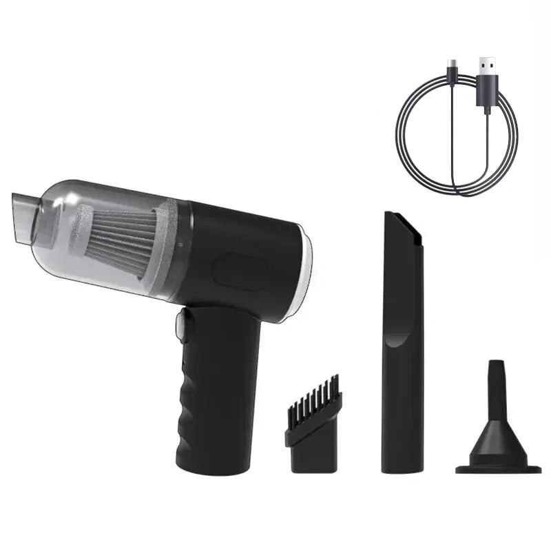 NEW Arrivals 9000PA Wireless Car Vacuum Cleaner USB Charging 1200mAh Portable Cleaning Appliance Mini Wet and Dry Vacuum Cleaner Household Car Cleaning Supplies
