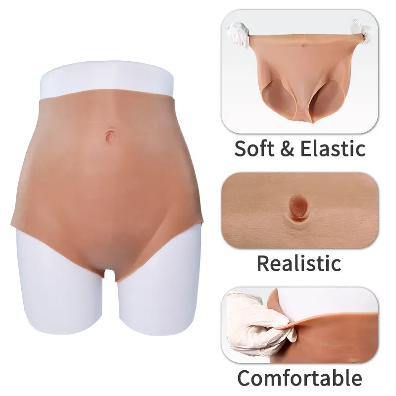 High Waist Female Silicone Big Buttocks Lifting Padded Pants Natural Fack Full Booty Shapewear Super Soft For Woman