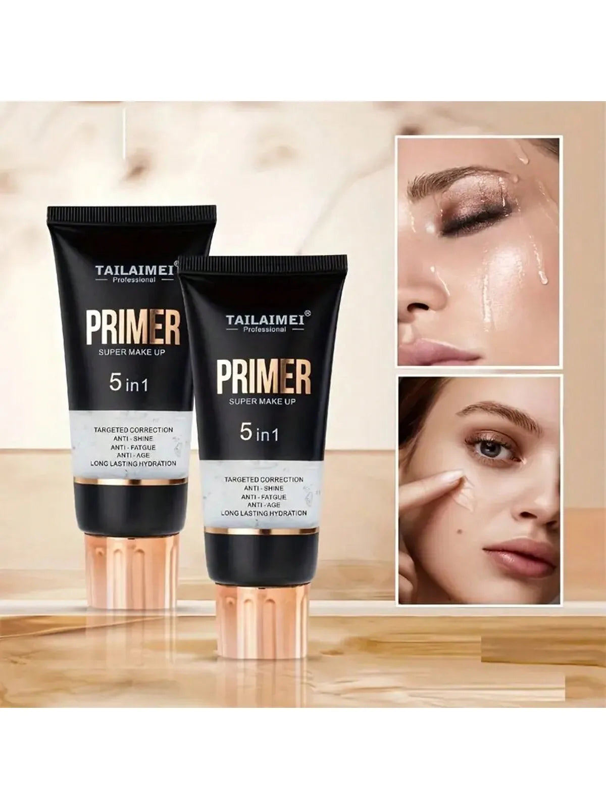 NEW Arrivals Waterproof Base Transparent Korean Gel Make-Up Full Coverage Matte Foundation With Color Retention, Natural Avocado And Rose Gel Cosmetic Accessories