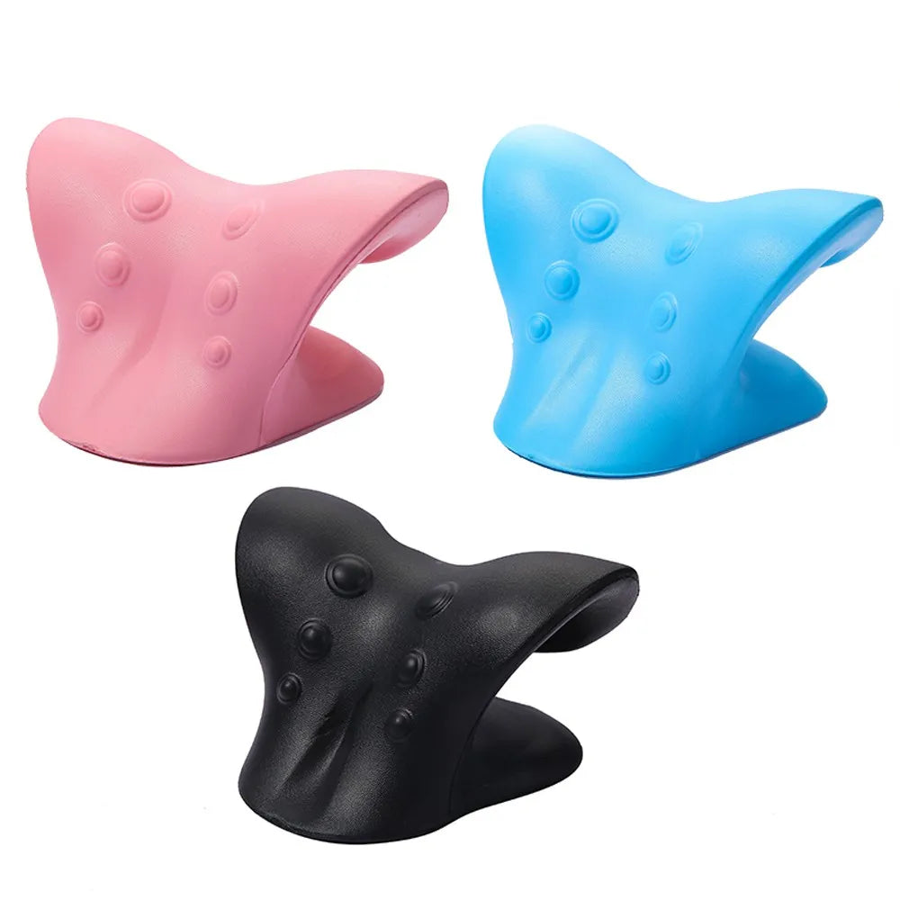 Neck Stretcher Shoulder Massage Cervical Spine Stretch Gravity Muscle Relaxation Traction Pillow Relieve Pain Spine Correction