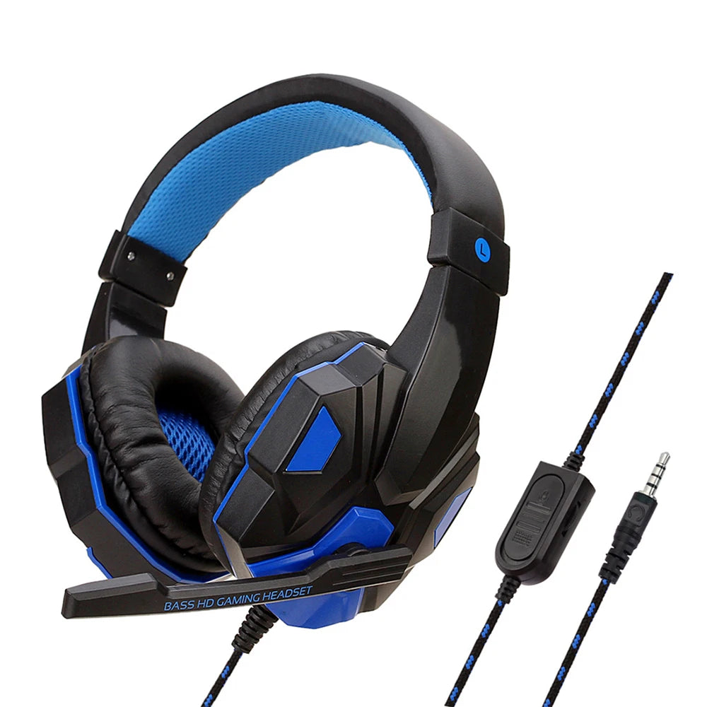 Bluetooth 5.1 Gaming Headsets Gamer Wireless Headphones With Noise Cancelling Microphone Wired Earphone For Phone