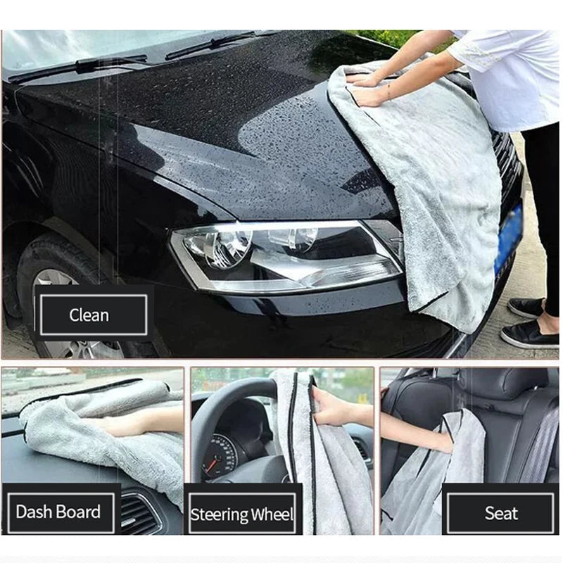 NEW Arrivals Microfiber Towel Car Wash Accessories Super Absorbency Car Cleaning Cloth Premium Microfiber Auto Towel One Time Drying