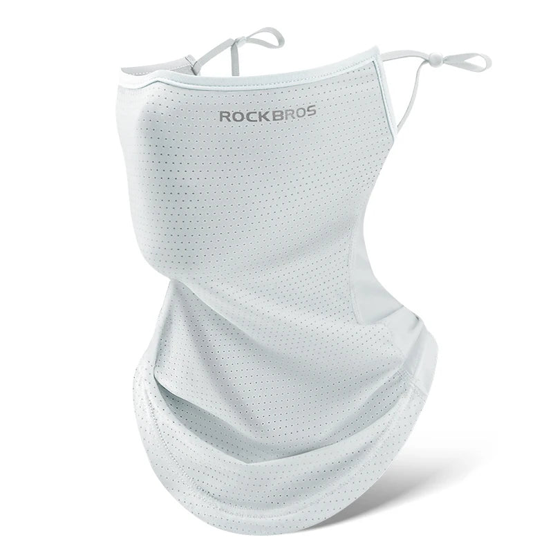 NEW Arrivals Summer Ice Silk Cycling Face Mask Breathable Anti-UV Bike Face Neck Cover Bandana MTB Road Sports Hanging Ear Scarf