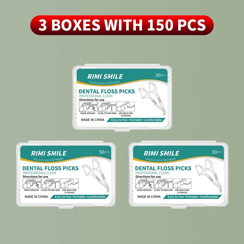 NEW Arrivals Bulk 300/1000PCS Set Dental Floss & Toothpicks Disposable Oral Care Kit Teeth Cleaning Supplies Travel-Friendly Health Care Hygiene Accessories