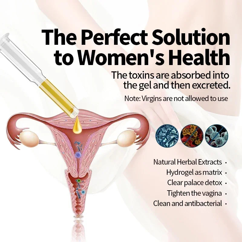 Vaginal Detox Vagina Womb Cleaner Vaginale Serrage Infection Vaginitis Treatment Feminine Hygiene Care Women Gynecological Gel