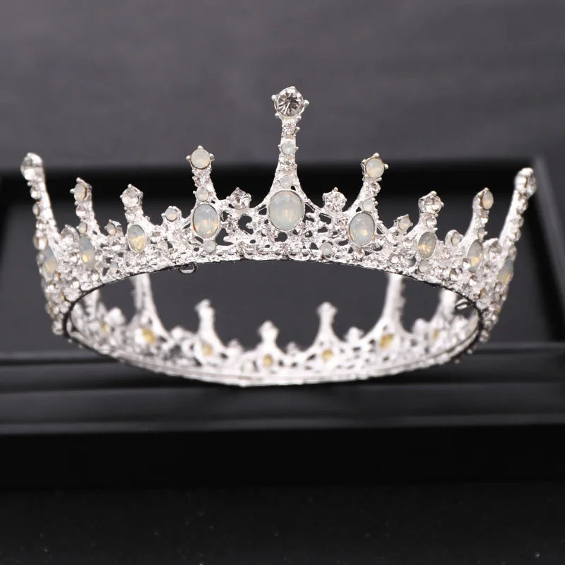 Low-Price Sales are Limited Luxury Wedding Crown Gold Silver Color Rhinestone Crystal Diadem Queen Crown Princess Tiaras Bridal Hair Jewelry Party Hair Accessories Girls Ladies Luxury Jewelry Fashion Accessories Supplies