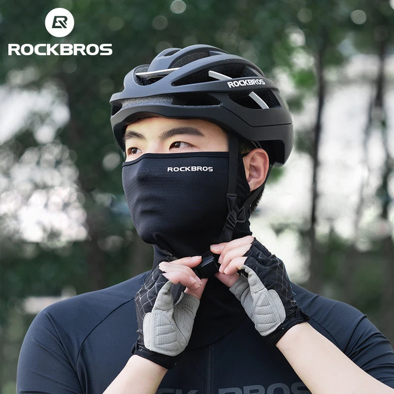 NEW Arrivals Summer Ice Silk Cycling Face Mask Breathable Anti-UV Bike Face Neck Cover Bandana MTB Road Sports Hanging Ear Scarf
