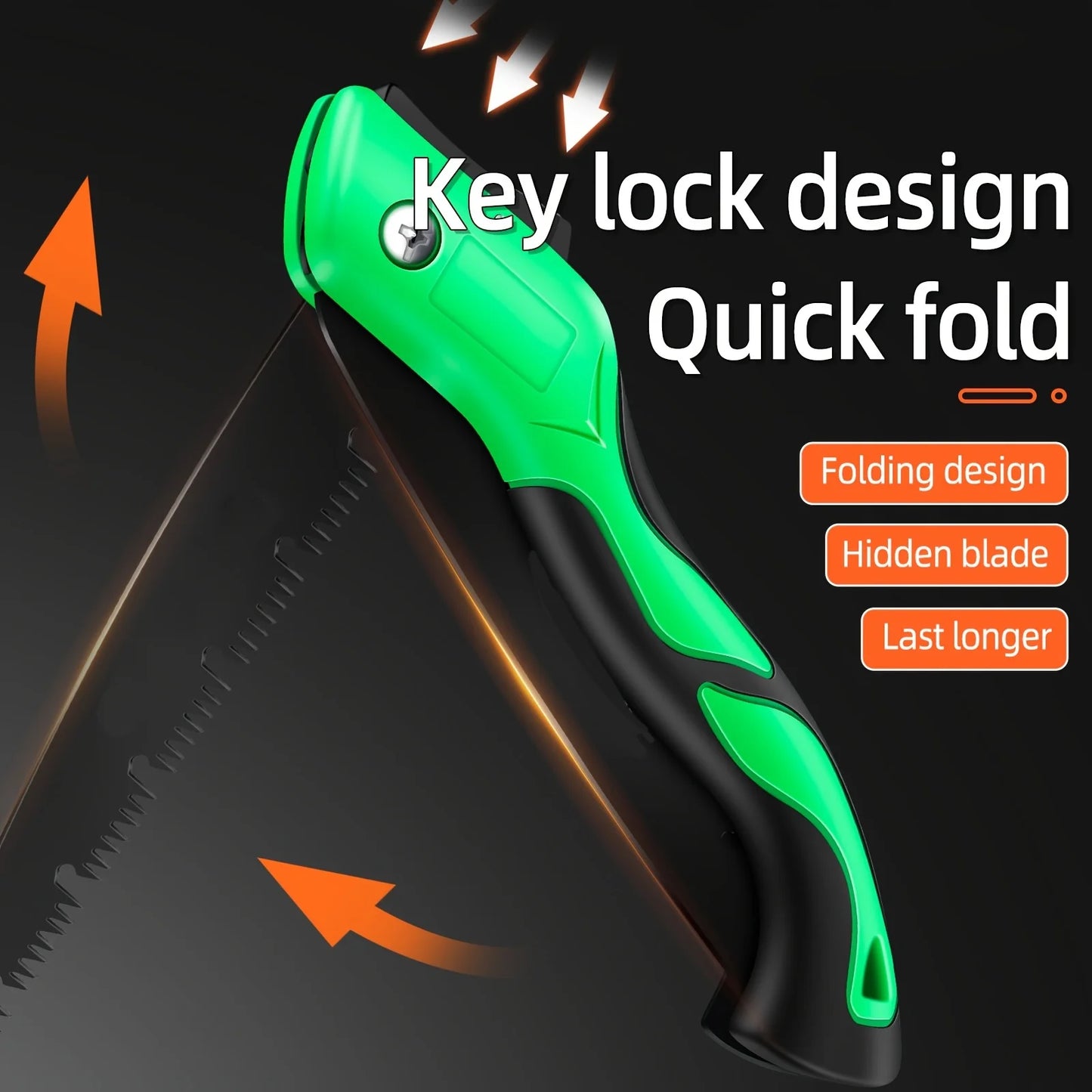 NEW Arrivals 1PC Portable Saw for Woodworking, Garden Tools a Versatile Folding Hacksaw Designed for Cutting Wood Perfect for Pruning Trees Home Garden Accessories