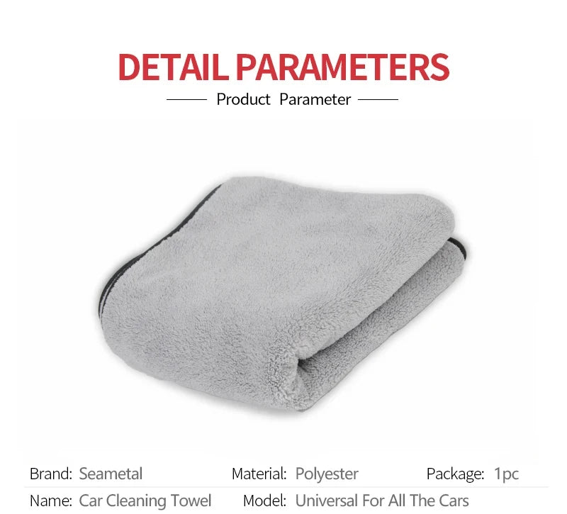 NEW Arrivals Microfiber Towel Car Wash Accessories Super Absorbency Car Cleaning Cloth Premium Microfiber Auto Towel One Time Drying