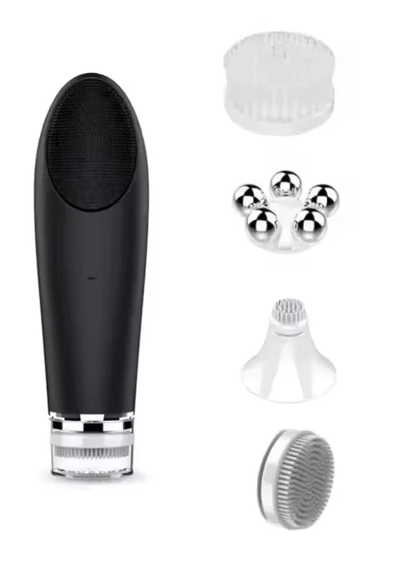 New Arrival Skin Care Device Waterproof Soft Silicone Face Washing Brush Facial Massager Electric Cleansing Brush Women Men Skin Care Supplies