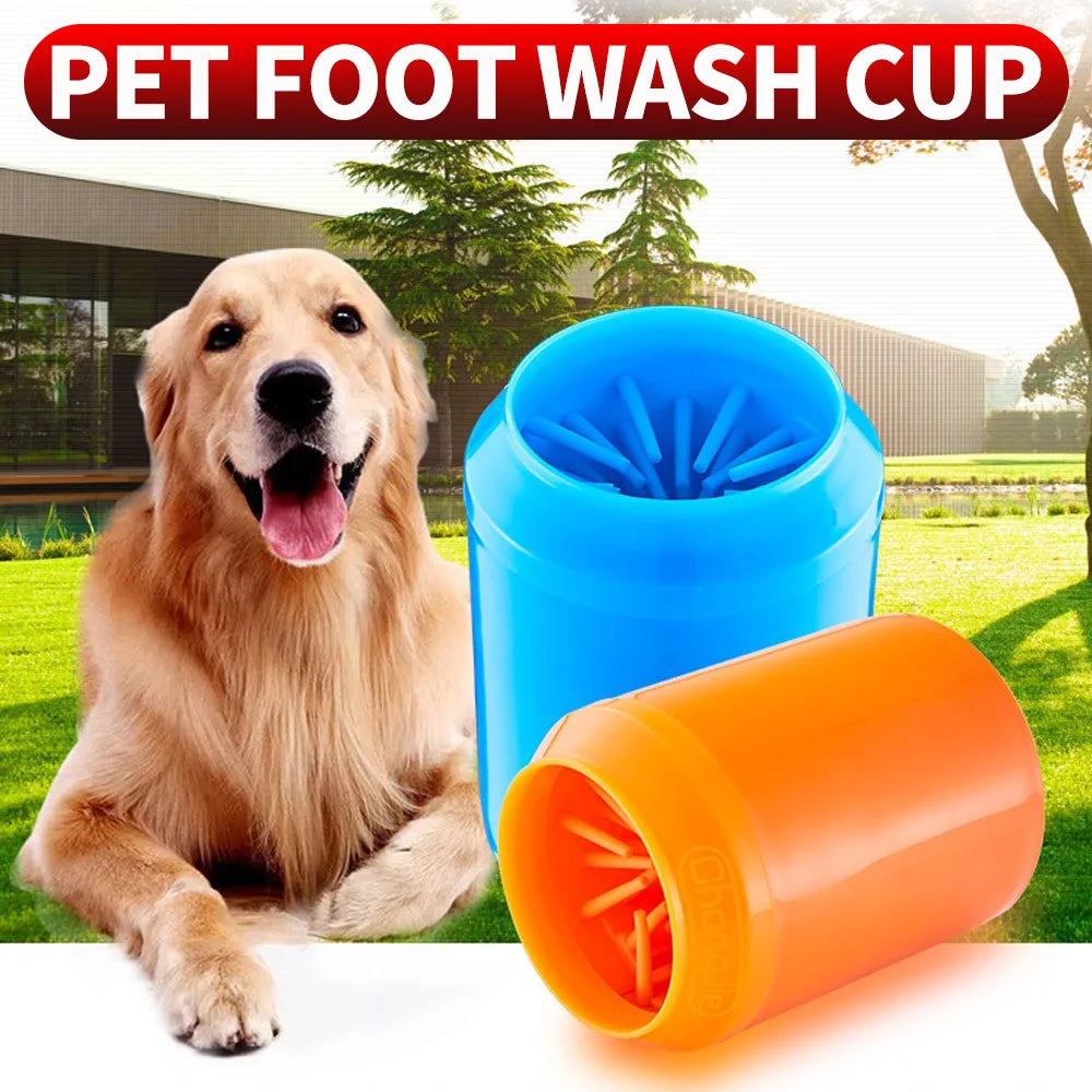 NEW Arrivals Pet Foot Washing Cup - Soft Silicone Bristles, Deep Cleaning, Convenient and Fast, Suitable for Cats and Dogs, Dog Paw Cleaner -Pets Cleaning Supplies