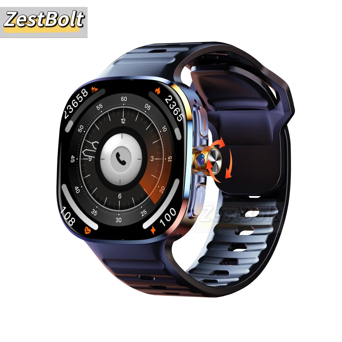 NEW Arrivals M99 5G 512GB Cellular Version Smartwatch 2.4inch Larger Screen Android 10 Smart Watch With Rotary Camera Sim Card Slot WIFI GPS Tracker Sports Electronic Supplies