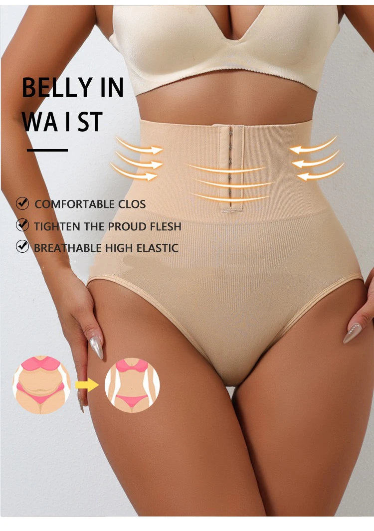 NEW Arrivals Women High Waist Shaping Briefs Buckle Adjustment Body Shaper Slimming Underwear Butt Lifter Control Pantie Shapewear Pant