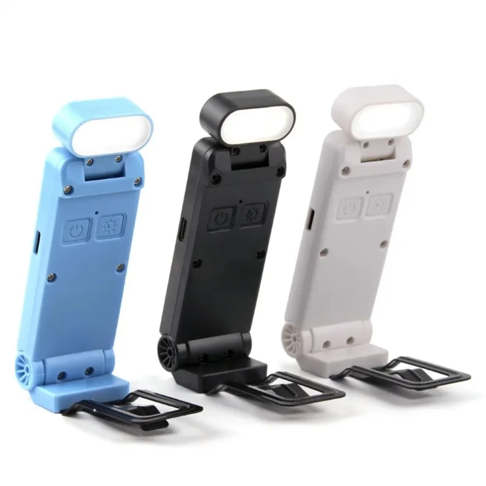 NEW Arrivals USB Charging Clip Reading Light Bookmark Light Folding Clip Book Light LED Reading Lamp Mini Desk Lamp Eye Protection Book Lamp