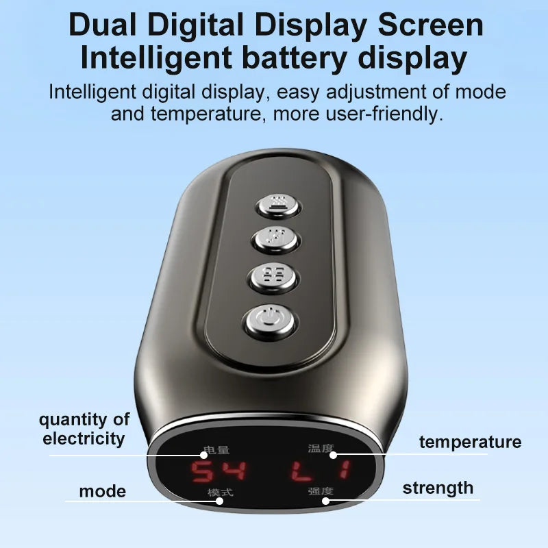 Electric Pressotherapy Calf Massager With Heating Charging Vibration Kneading Compression For Pain Relief Foot And Leg Machine