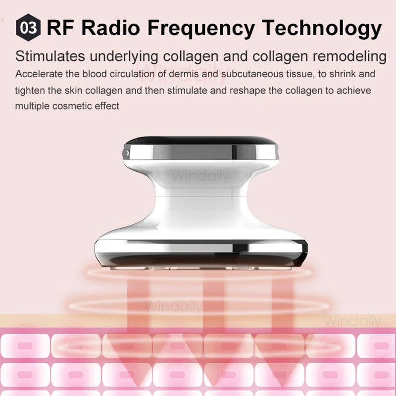 NEW Arrivals EMS & RF Radio Frequency Body Slimming Machine Fat Burner Slim Shaping Device LED Light Therapy Lose Weight Cellulite Massager Skin Care Accessories Health Care Supplies