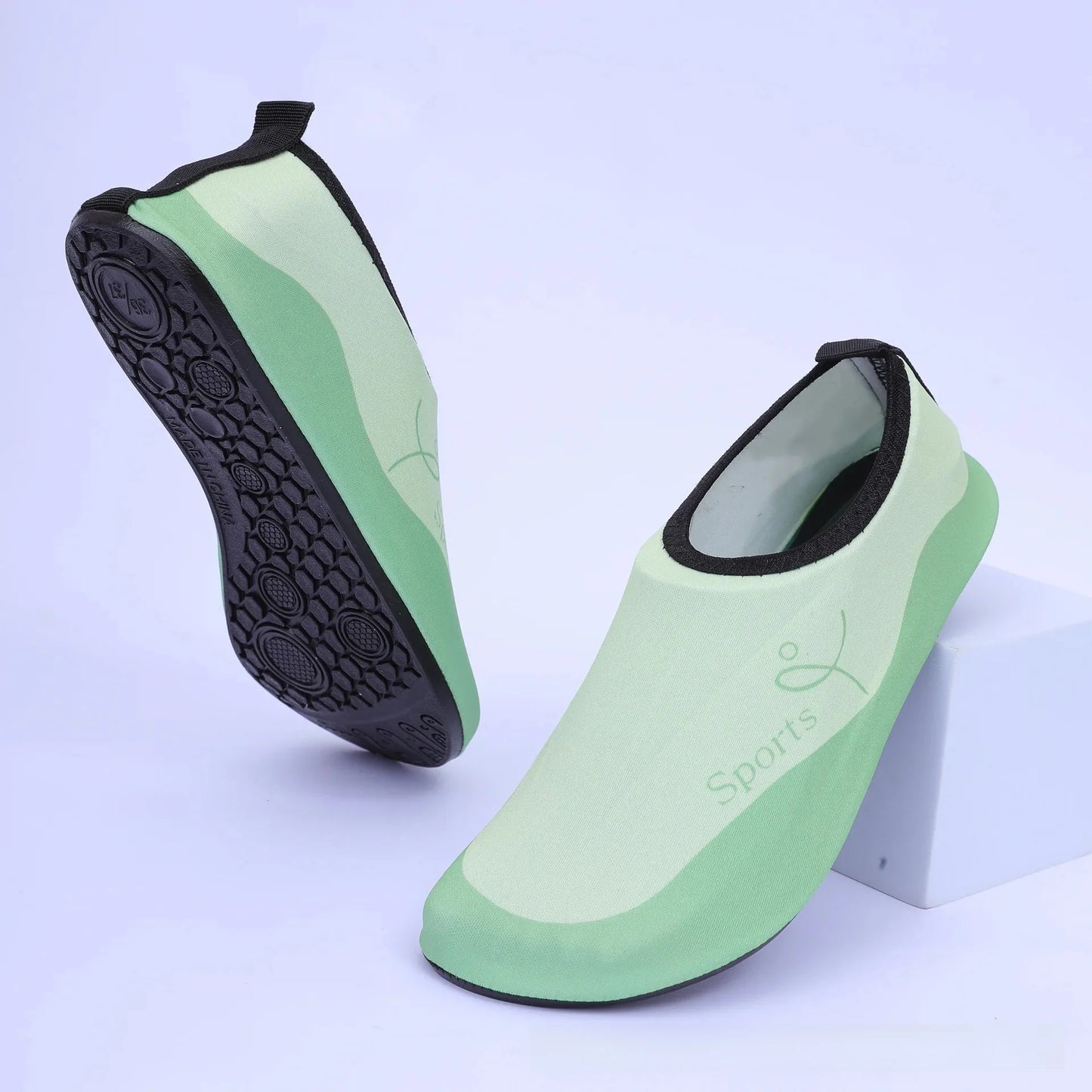 NEW Arrivals 35/41 Size Women Unisex Beach Shoes Anti-Slip Diving Snorkeling Swimming Wading Soft Bottom Children's Beach Sandals Breathable Rubber Outsole