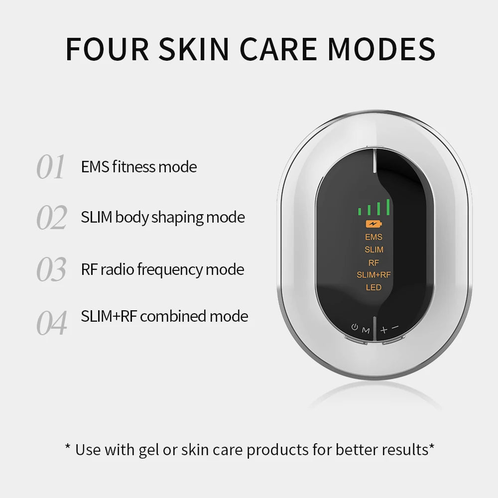 EMS & RF Radio Frequency Body Slimming Machine Fat Burner Slim Shaping Device LED Light Therapy Lose Weight Cellulite Massager Health Care Accessories Supplies Body Care Products