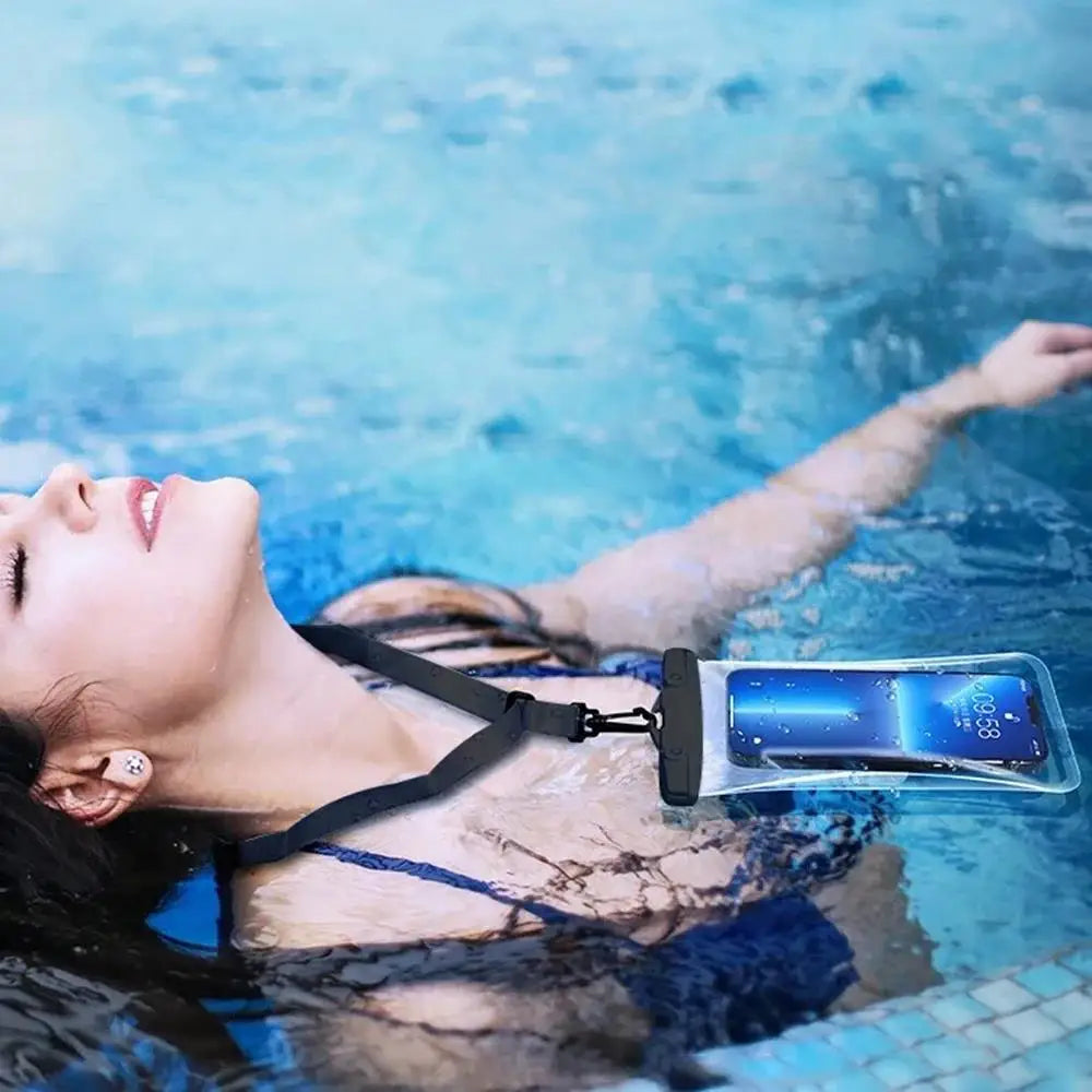 NEW Arrivals Blue/Pink/Black Color Waterproof Phone Case Swimming Water Proof Bag Universal Underwater Phone Protector Pouch PVC Cover for iPhone 14 Samsung Huawei