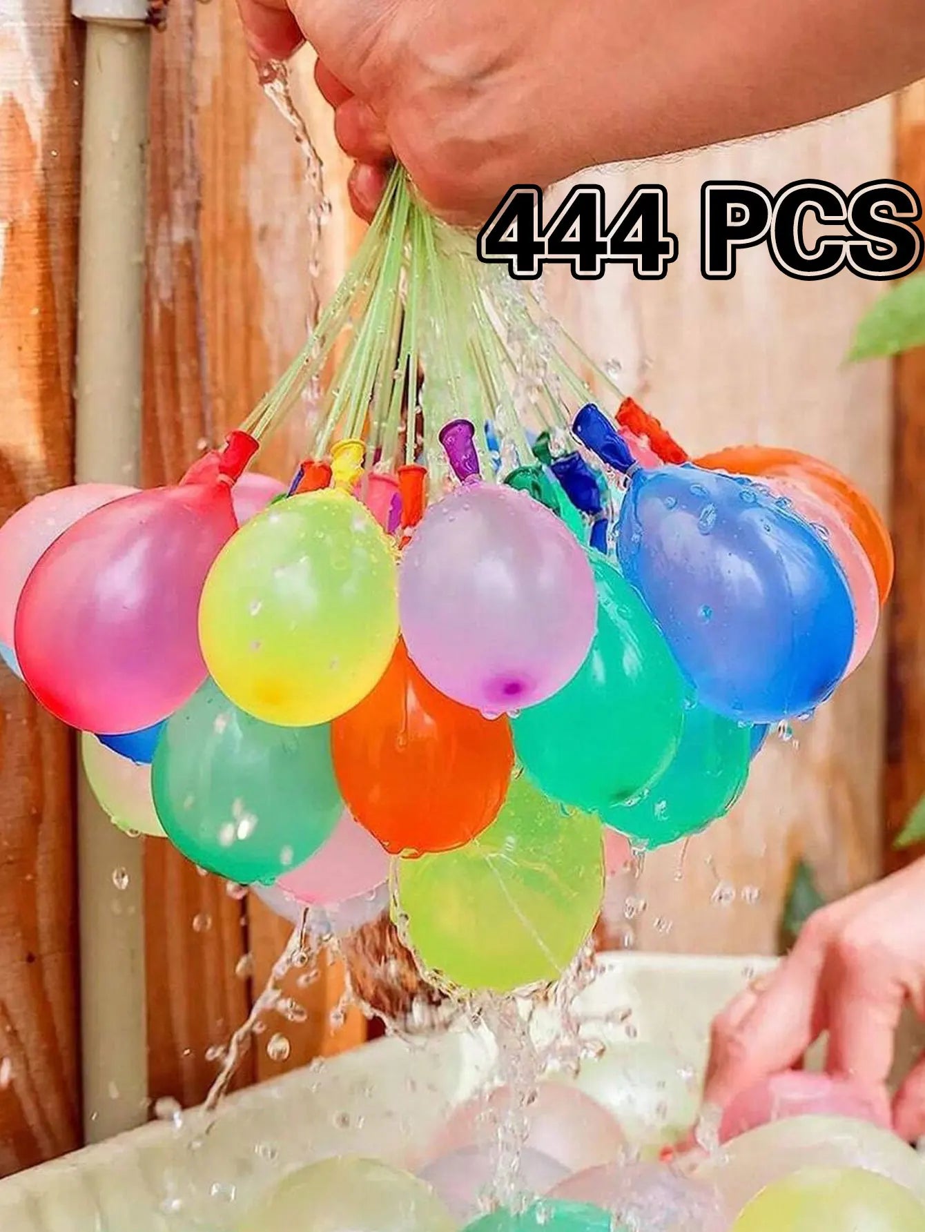 NEW Arrivals 555/999PCS Set Water Balloons Quick Fill Set, Summer Splash Fun Water Party Game, Family Outdoor Swimming Pool Water Balloons Water Bombs Summer Adults Children Games