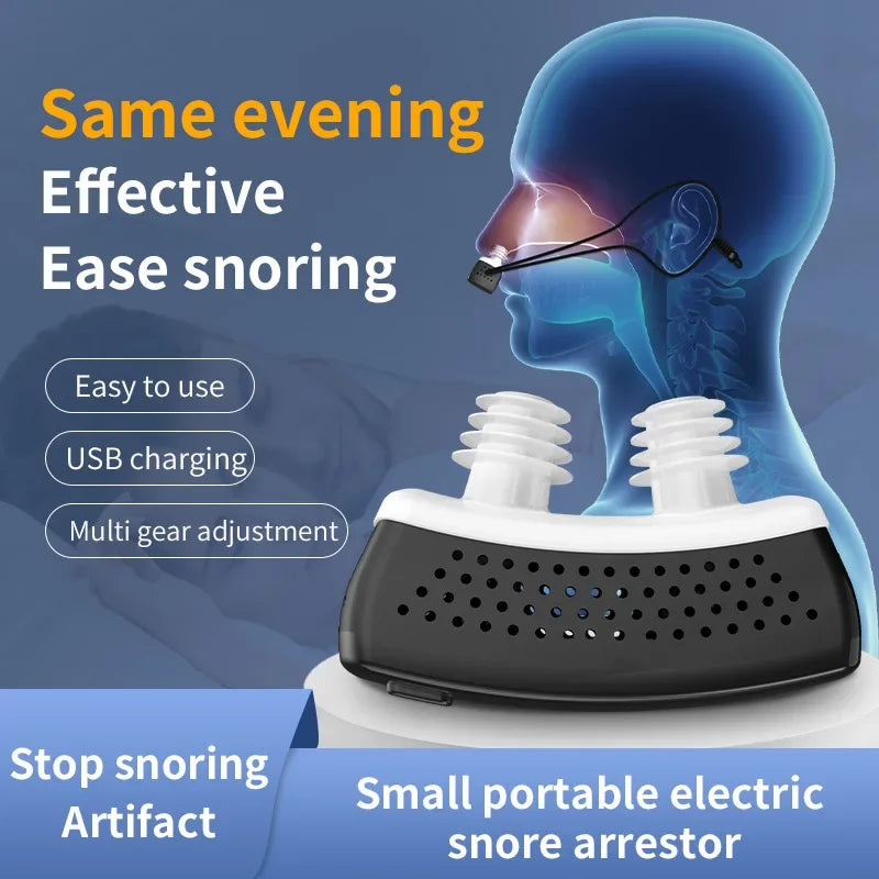 Electric Snoring Stopper Sleep Nasal Blockage Nasal Breather Home Portable Intelligent Correction Snoring Stopper