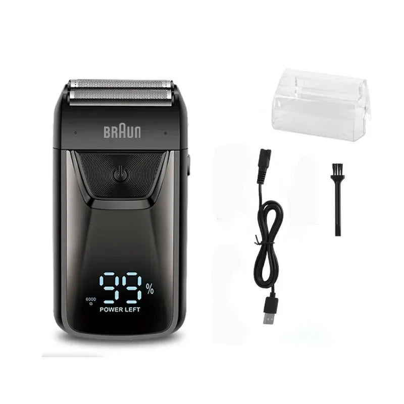NEW Arrivals Original Fang BRAUN 5120s Electric Shaving Machine Wireless Foil Shaver Bald Shaving Machine Hair Cutting Machine Men's Razor Travel Business Trip Shaver Gifts for Husband Boyfriend