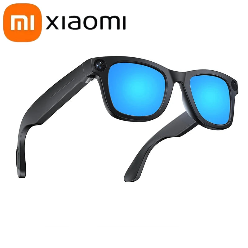NEW Xiaomi AI Smart Camera Glasses 6K HD With Long-Lasting Battery Voice Assistant Control Calling Music Outdoor Photo-Gray Glasses 75 Languages Translator Business Meetings Outdoor Glasses