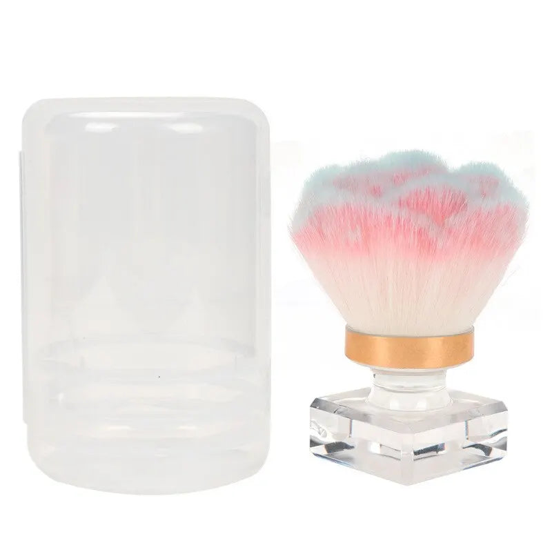 Nail Tool Dust-proof Brush Korean Fragrance Cleaning Dust-proof Brush Powder Blusher Brush Makeup Brush Rose Brush
