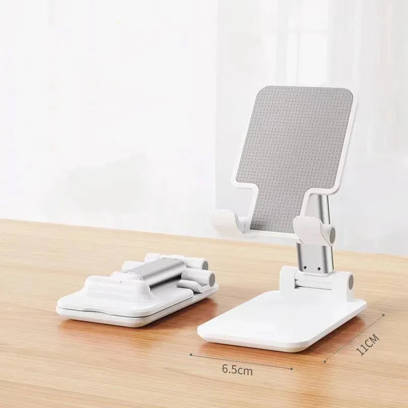 NEW Arrivals Black/White Color Desktop Mobile Phone Tablets Holder Stand For iPhone iPad Xiaomi Adjustable Desktops Tablet Holder Universal Table Mobile Phone Stand
