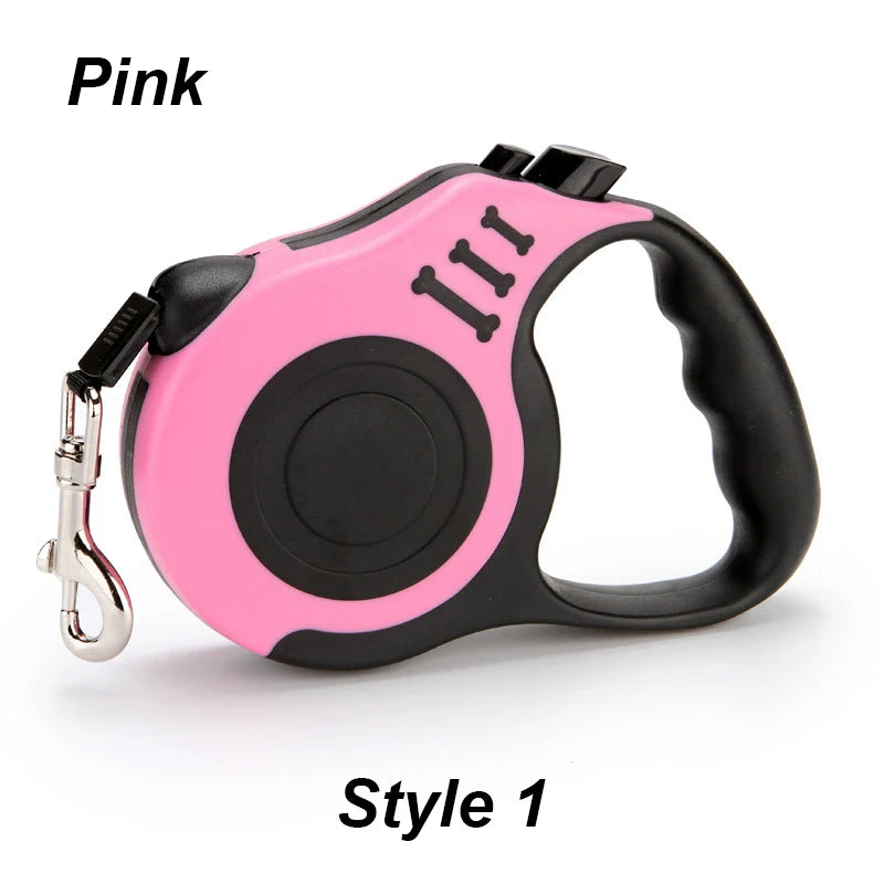 NEW Arrivals 3M/5M Retractable Dog Leash Automatic Retractable Durable Lead Puppy Outdoor Travel Walking Traction Rope Pet Supplies