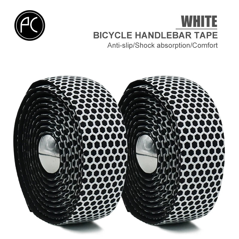 NEW Arrivals Road Cycling Handlebar Tape - Anti-Slip, Sweat-Absorbent, Honeycomb Patterned Cycling Essential Film Bicycle Parts Accessories Sports Supplies