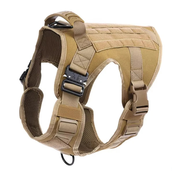 NEW Arrivals Tactical Dog Harness Adjustable Pet Chest Strap Working Training Easy Control Pet Vest-Type Service Traction Pets Supplies