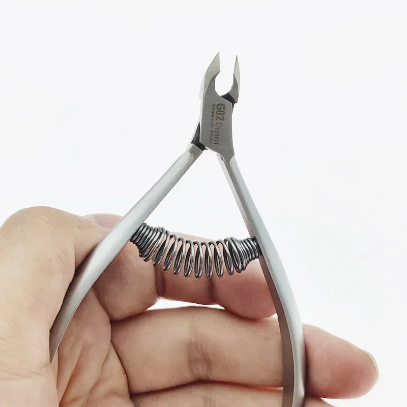 Stainless Steel Cuticle Trimmer Professional Nail Nipper Cuticle Remover for Fingernails Toenails Dead Skin Cuticle Scissors