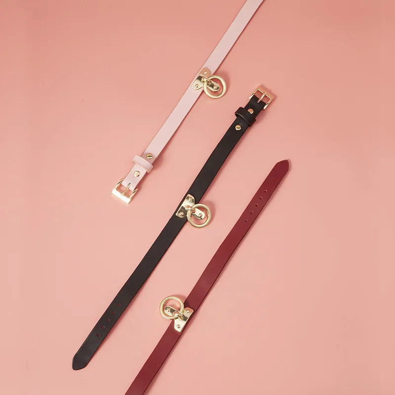 Couple SM Leather Genuine Cowhide Dog Slave Neck And Neck Collar Harness Sex Bondage Eroties Games Set Sadomasochism Accessories