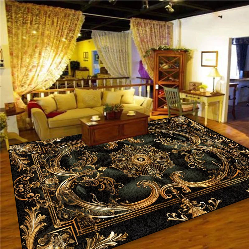 NEW Arrivals 10 Patterns European Light Luxury Carpet Living Room 200x400cm Rug Large Size Decoration Bedroom Persian Carpet Washable Floor Mat Non-Slip Carpet
