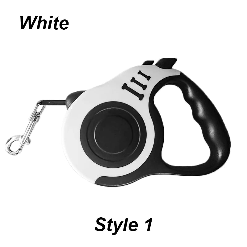 NEW Arrivals 12 Colors 5m Dog Leash Strong Automatic Retractable Durable Nylon Lead Puppy Outdoor Travel Walking Hiking Traction Rope Dogs Accessories Pets Supplies