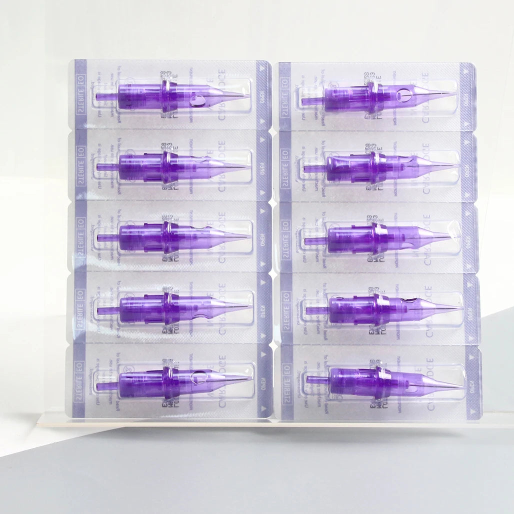 50pcs/box Mix Size Disposable Tattoo Cartridges Needle 3RL+5RL+7RL+9RL+5RS+7RS+9RS+9RM+11RM+7M1 For Tattoo Machine Pen