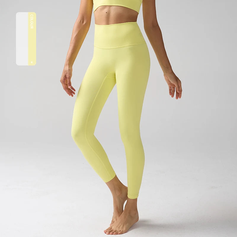 NEW Arrivals S-XL 20 Colors High Waist Naked Feeling Leggings Women Fitness Running Yoga Leggings Pants Energy Gym Tight Leggings Casual Workout Leggings