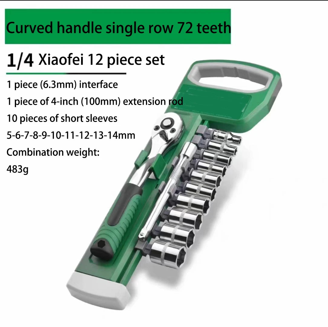 NEW Arrivals Hand Tools, Key Set Wrench, Ratchet Wrench Set 1/4 3/8 1/2 Auto Repair Spanner Tools Car Repair Accessories