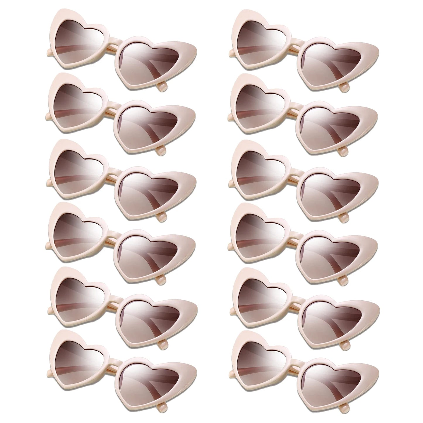 NEW Arrivals 24-48-100PCS Set Wedding Heart Sunglasses Memories for Wedding Guests Wedding Souvenirs Sunglasses Wedding Party Bachelorette Hen Party Accessories