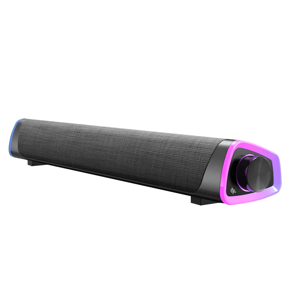NEW Arrivals 3D Computer Speaker Bar Stereo Sound Subwoofer Bluetooth Dual Speakers Music Player Wired Loudspeaker For Laptop PC Notebook Computer Accessories Electronics Supplies
