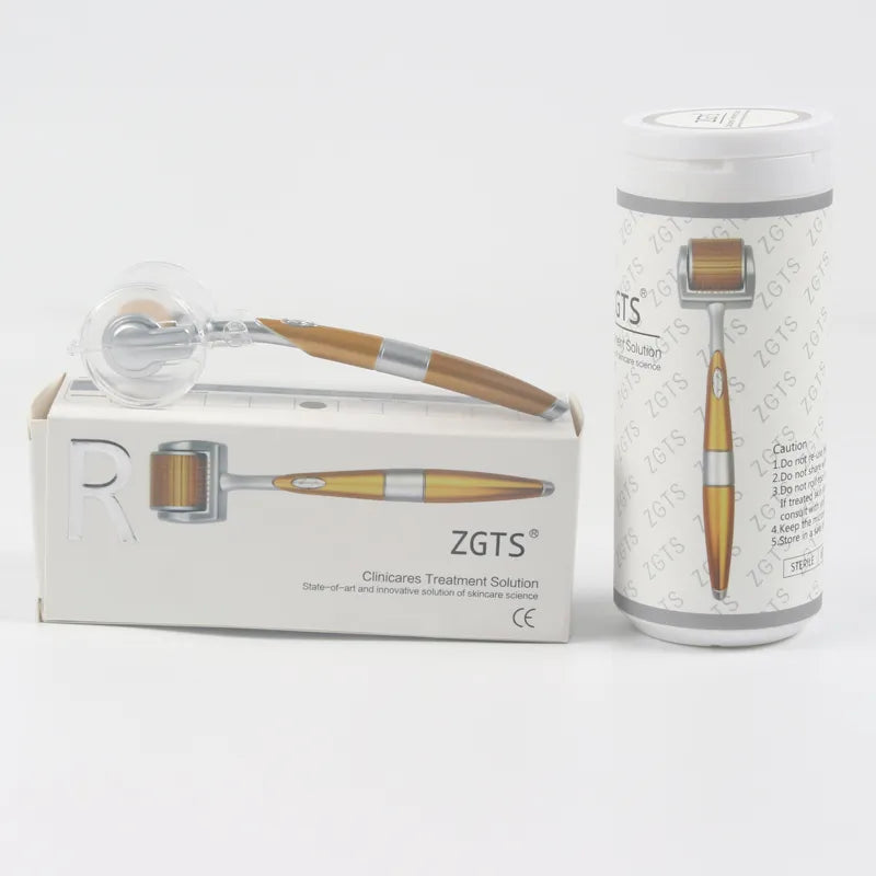 ZGTS 192 Derma Roller Micro Needles Titanium Mezoroller Microneedle Roller For Face Skin Care Hair Loss Treatment