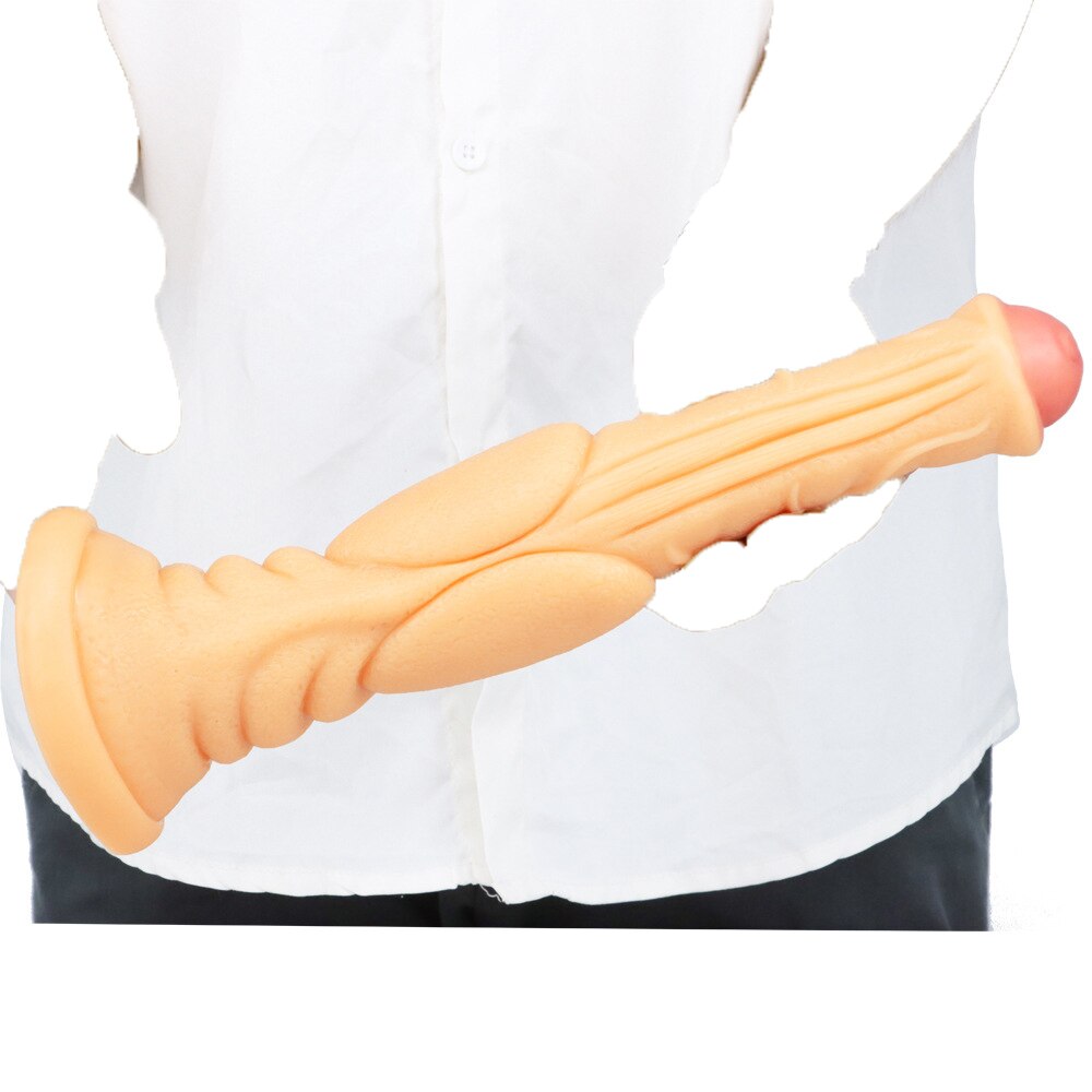 30cm Huge Horse Dildo Realistic Animal Penis Artificial Female Masturbators Rubber Monster Cock Anal Plug Hand-Frees Sex Tools