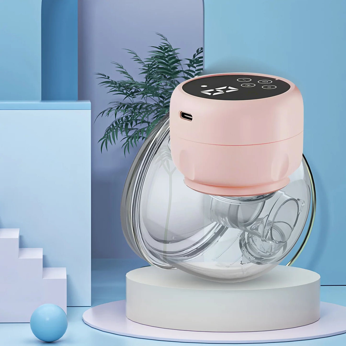 NEW Arrivals USB Charging Wearable Breast Pump Breast Milk Feeding Machine Mother & Baby Supplies Breastfeed Pump Electric Automatic Home Travel Use Breast Pump