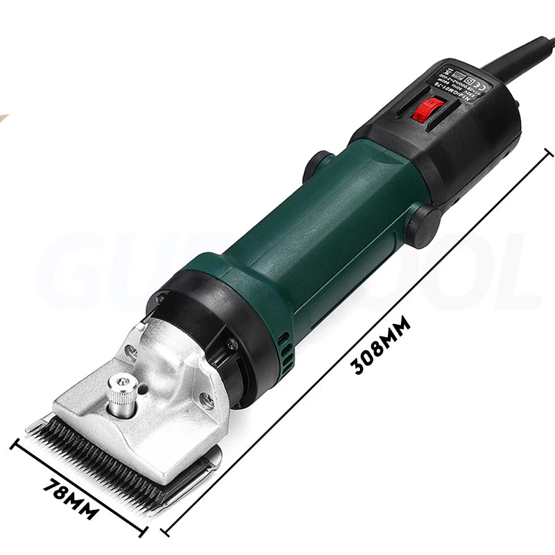 110V/220V Professional Electric Horse Equestrian Cow Sheep Farm Hair Clipper Shearing Machine Pushing Roller Camel Hair Clipper Pet Hair Trimming Machine