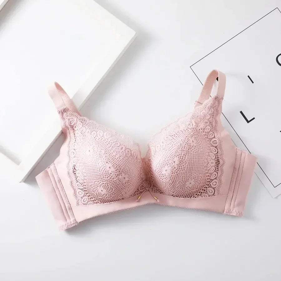 NEW Arrivals 5 Colors 8CM Thickened Non-Empty Cup Underwear Small Chest Gather Anti-Sagging Hand-Cup Build-In Bra Adjustable Women Bra Girls Underwear Apparel Accessories