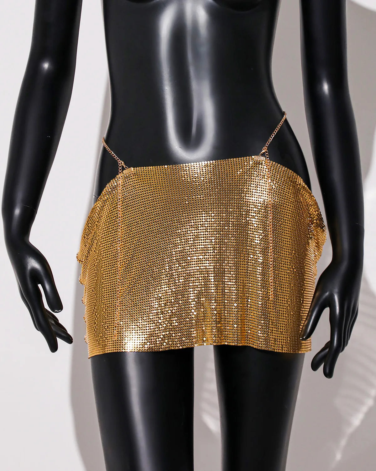 NEW Arrivals 9 Colors Metal Sequins Beach Mini Skirt for Women Summer Nightclub Party Skirt Rave Festival Outfit Streetwear Nightclub Party Skirts